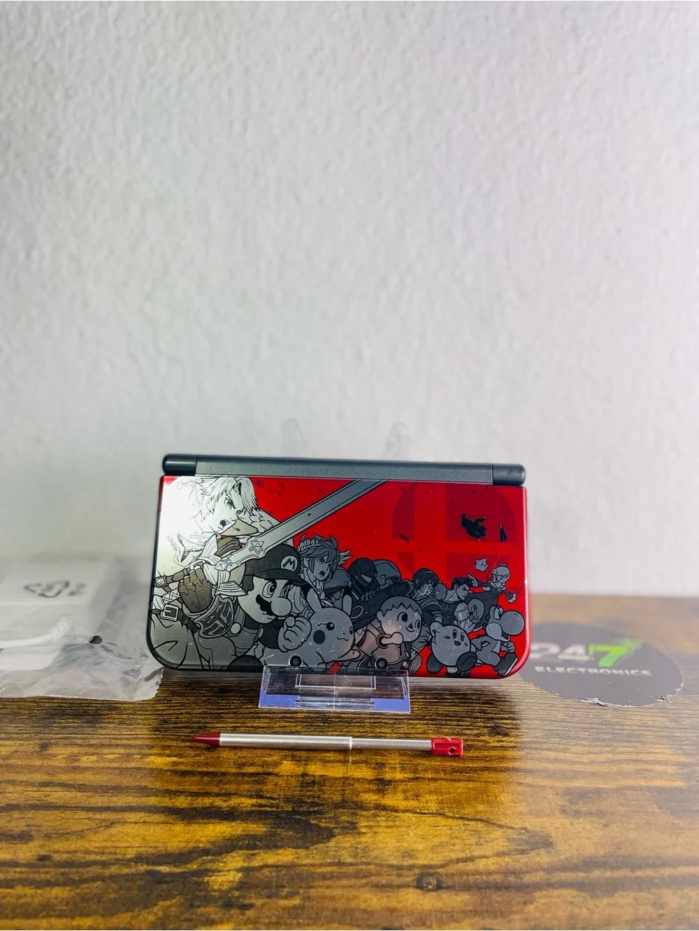 New Nintendo 3ds XL Super Smash Bros Edition Red 128 GB Region Free Tested